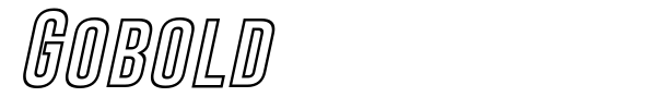 Gobold font preview